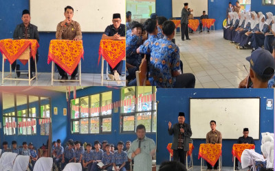 KUA Karangnunggal Gelar Bimbingan Remaja Usia Sekolah di MTsN 3 Tasikmalaya